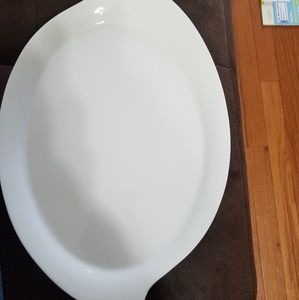Serving dish approximately 18x10.. porcelain